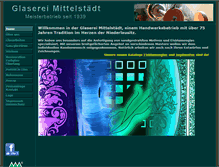 Tablet Screenshot of glas-mittelstaedt.de
